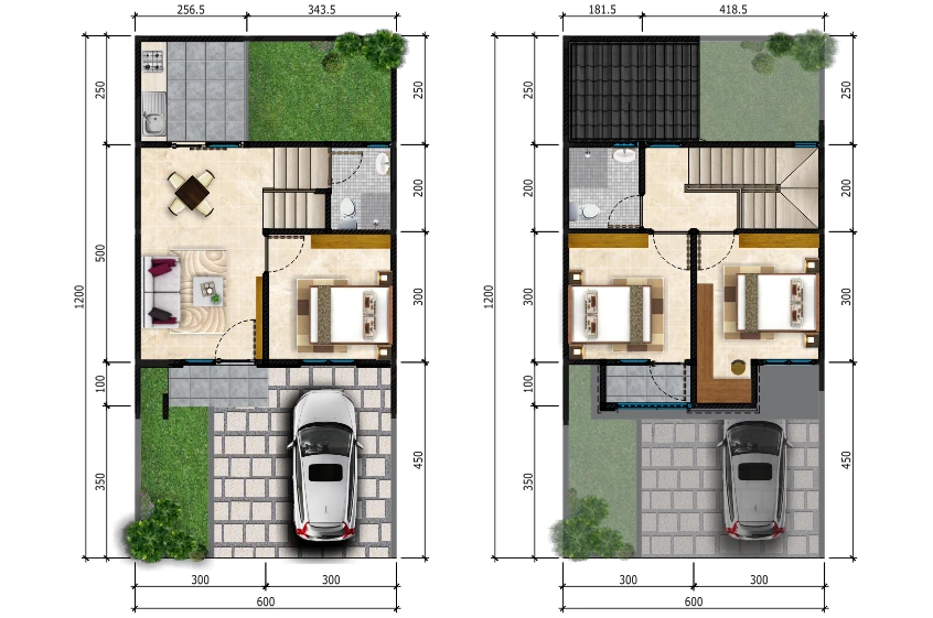 Floor plan for MONTANA 6×12
