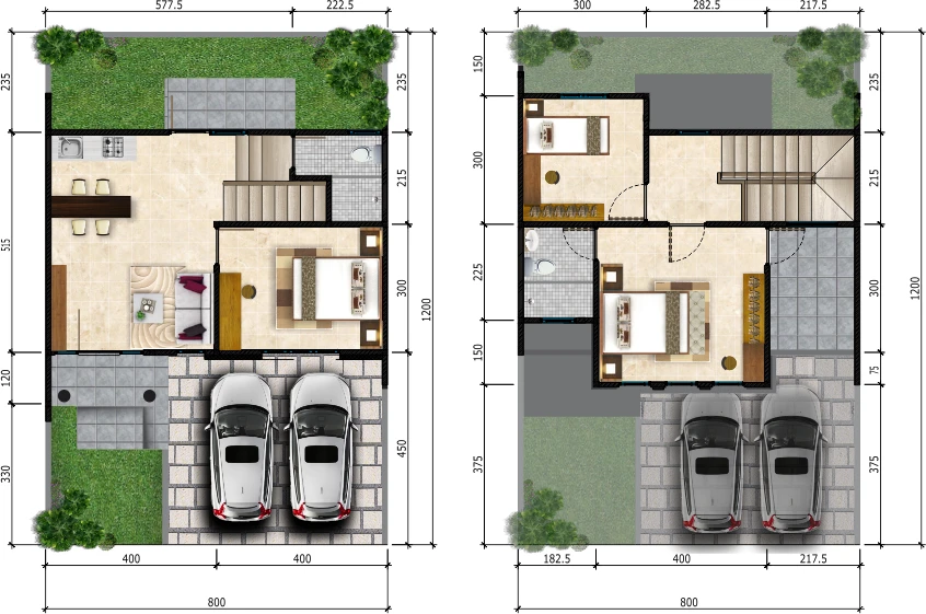 Floor plan for MONTANA 8×15