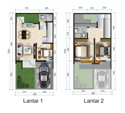 Floor plan for THE NEW ARECA 1