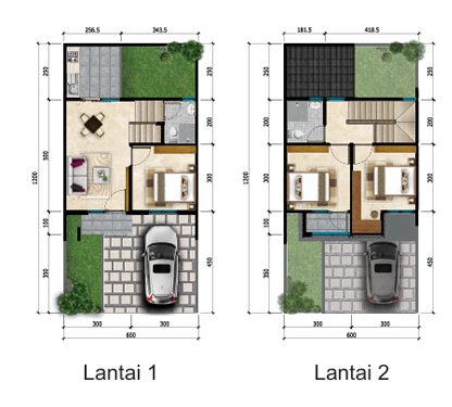 Floor plan for THE NEW ARECA 1M